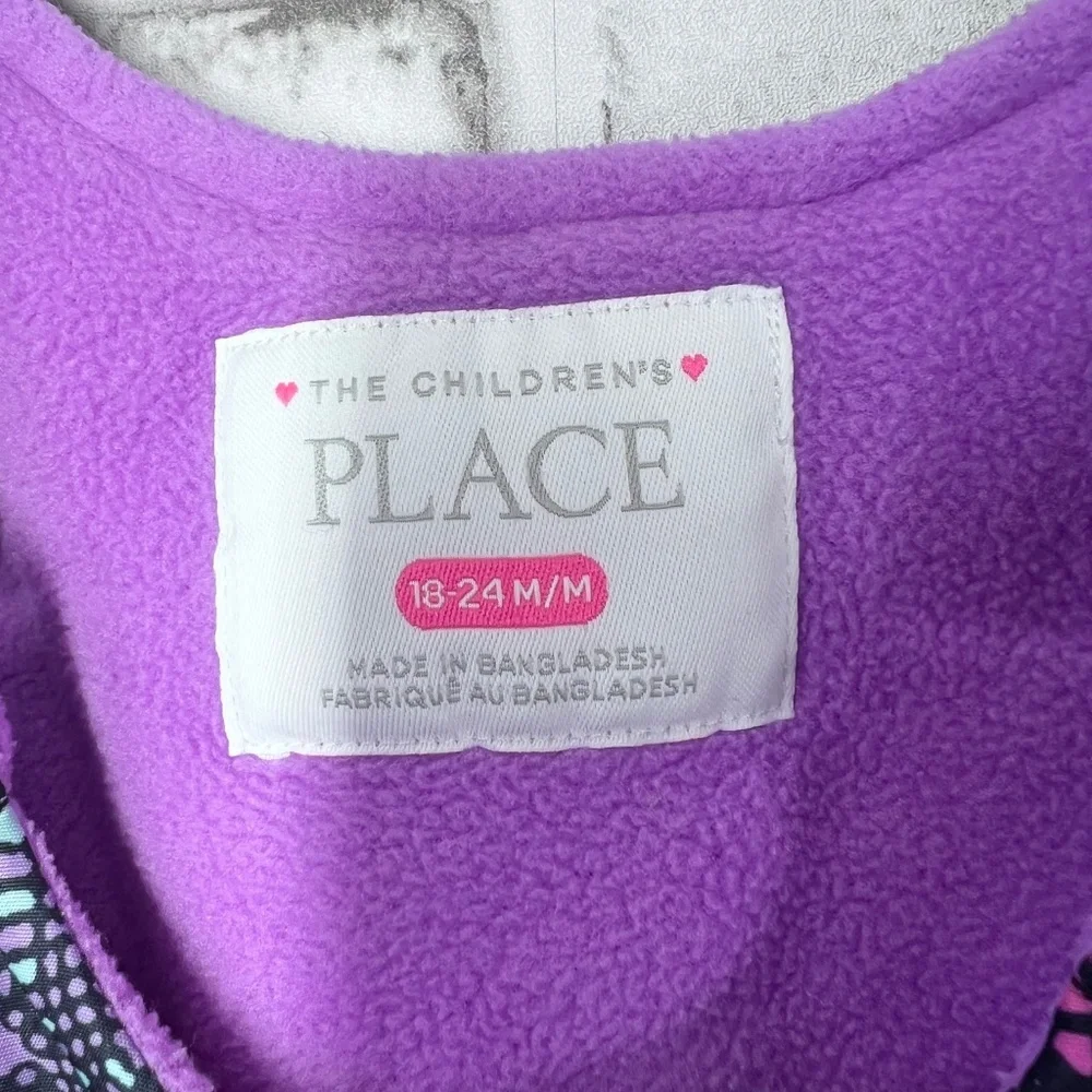 |•THE CHILDREN'S PLACE•| Girl's Purple Snowsuit Size 18-24 Months